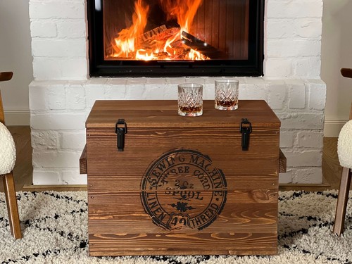 Cassapanca tavolino legno