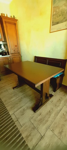 Tavolo legno con sedie - legno, 3