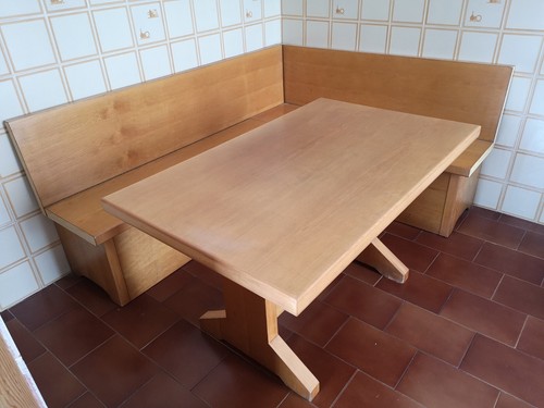 Tavolo con cassapanche - tavolo,