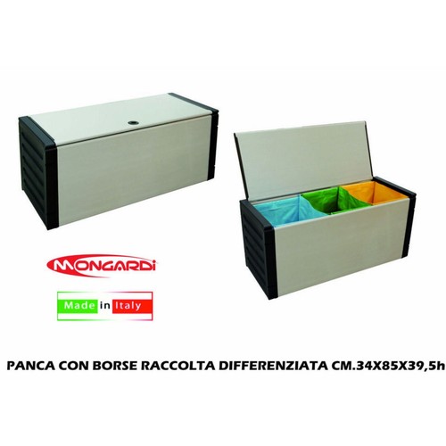 Panca con borse raccolta - panca,