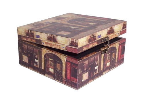 461 scatola legno massello - scatola,